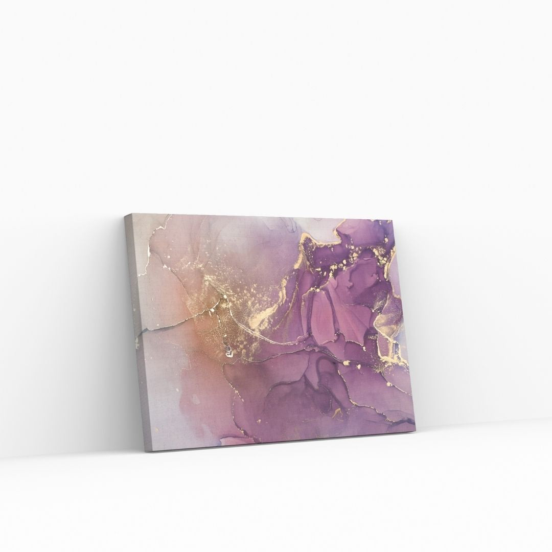 Abstracto Purple & Gold