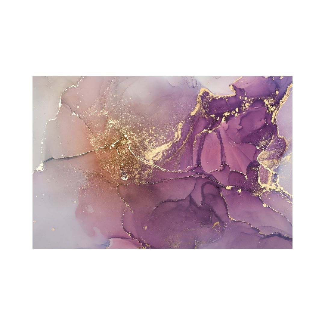 Abstracto Purple & Gold