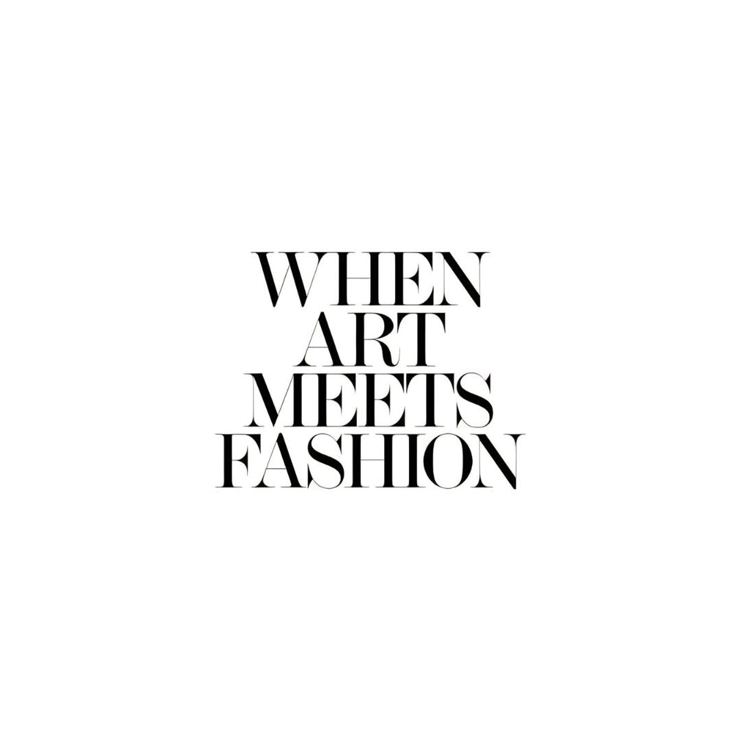 Art meets fashion