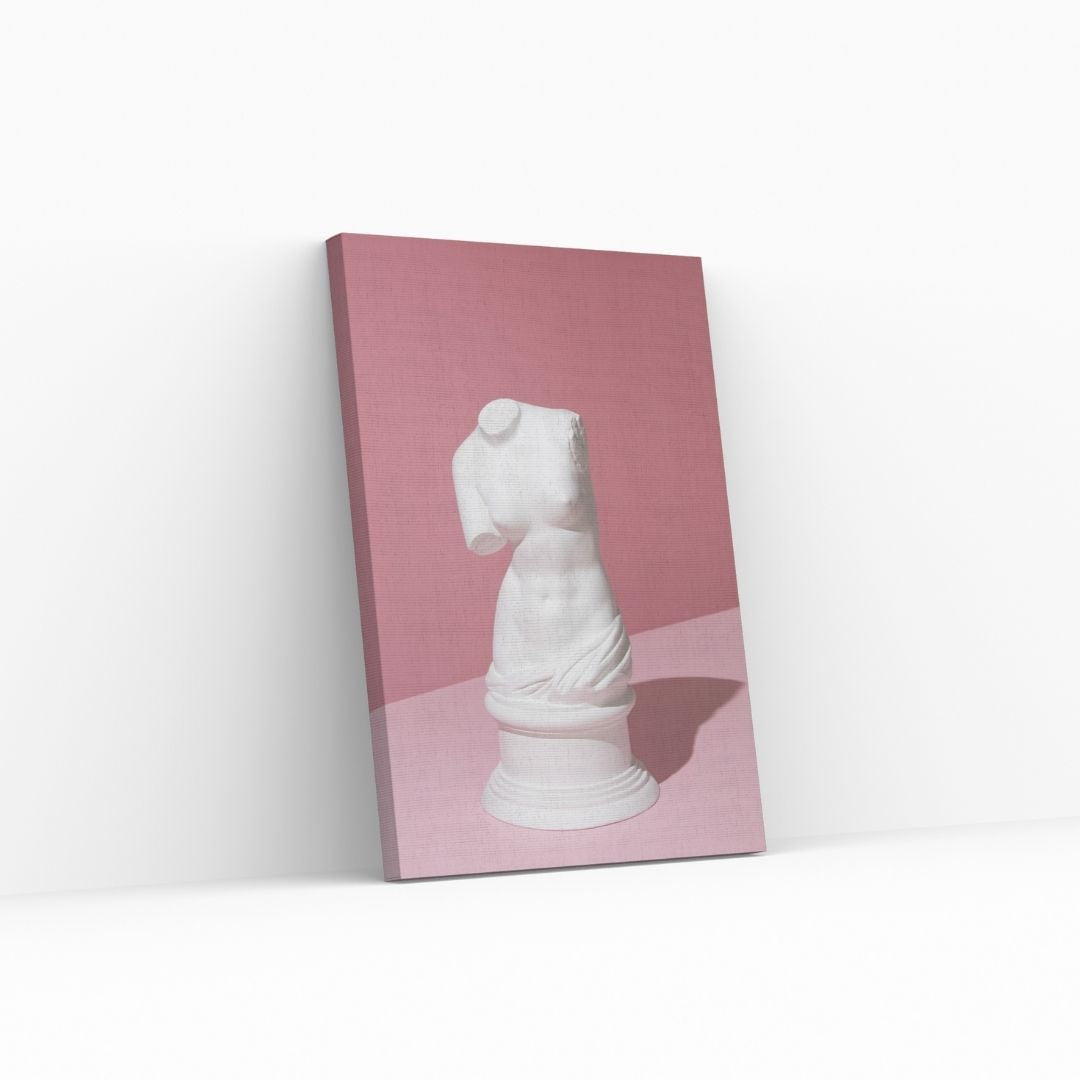 White on pink body