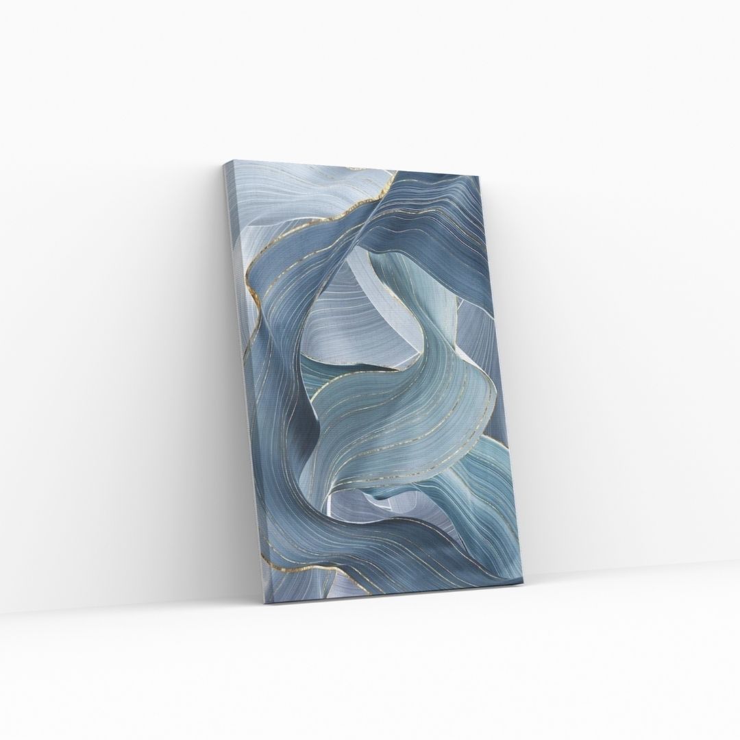 Abstracto Blue Petals