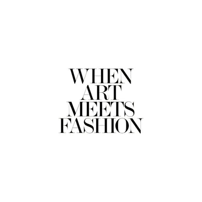 Art meets fashion