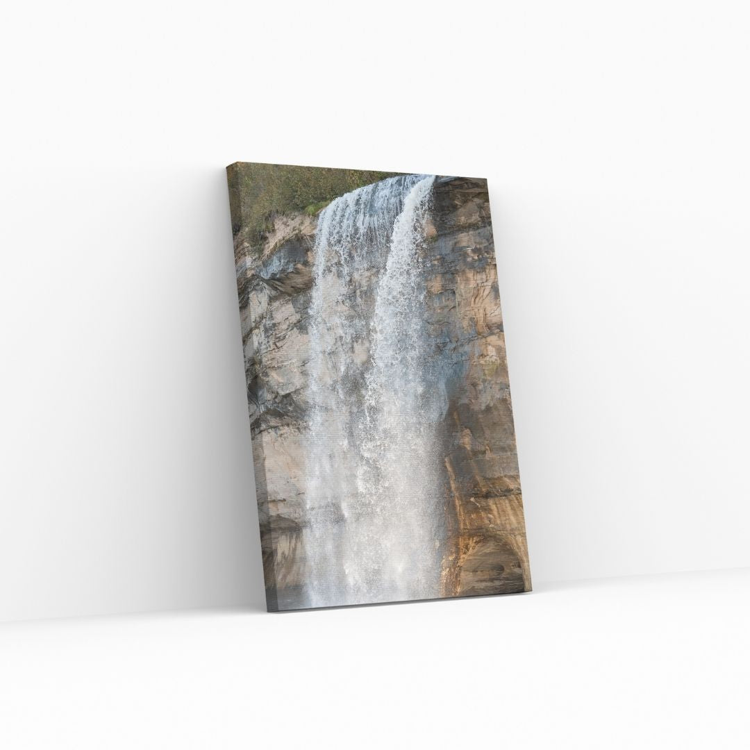 One waterfall